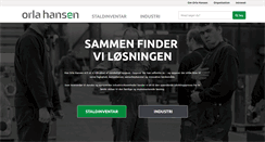 Desktop Screenshot of orlahansen.dk